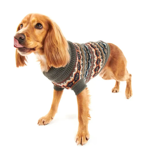 Barbour - Maglione per cani Case Fair Isle - Maglioncini
