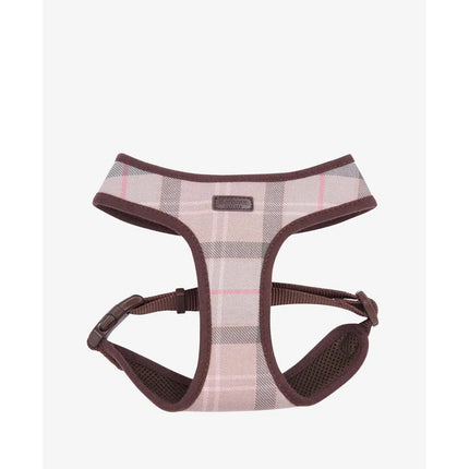 Barbour - Pettorina per cani Taupe Pink Tartan - S - Pettorine