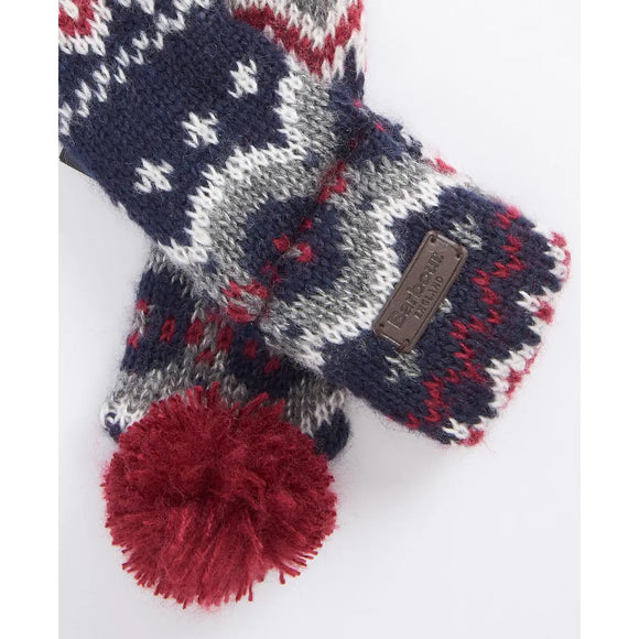 Barbour - Sciarpa per cani con fantasia Fair Isle - S/M - Maglioncini