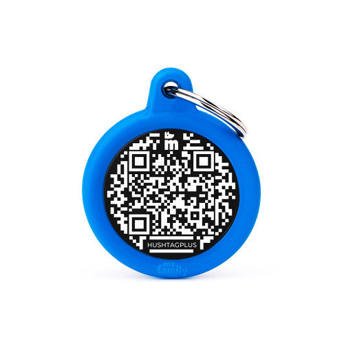 Médaille d'identification Hushtag Plus Circle