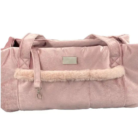 Borsa per cani Montreal - Rosa Antico / Velluto - Trasportini