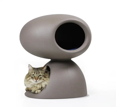 Qeeboo Grotte pour Chat avec Griffoir - 0