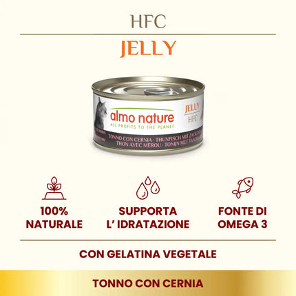 Almo Nature HFC Jelly Tonno con Cernia - 0