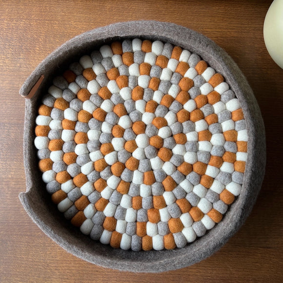 Mishum - Cesta para gatos de fieltro