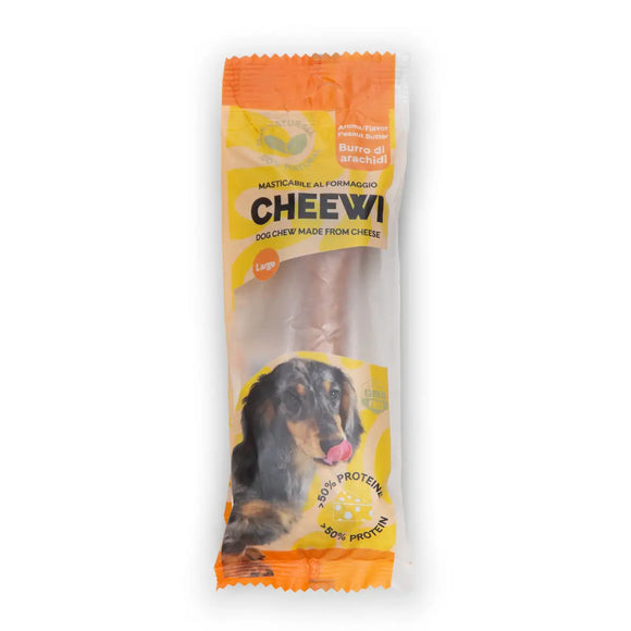 Cheewi - Osso al Formaggio e burro di arachidi - Super Premium