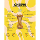 Cheewi - Osso al Formaggio e burro di arachidi - Super Premium