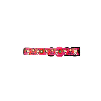 Collare Charlie Brown Pink Flower - Collari