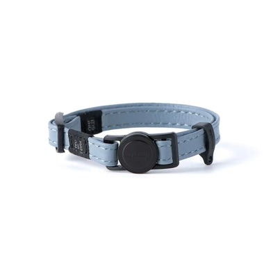 Comprar azzurro My Family - Collar para gatos de piel Firenze