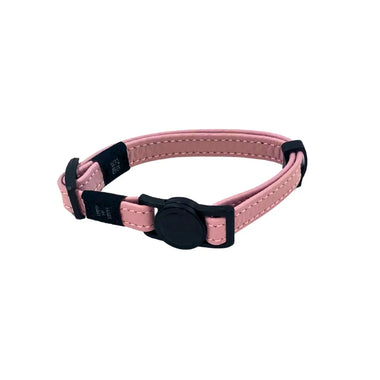 Comprar rosa-cipria My Family - Collar para gatos de piel Firenze