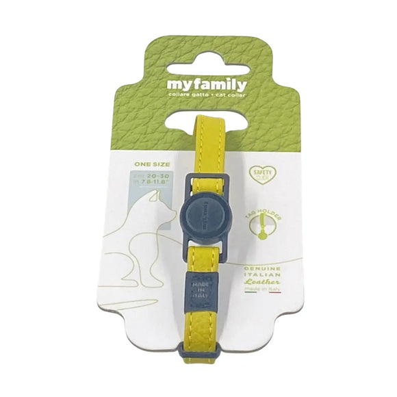 My Family - Collare per gatti in pelle Firenze