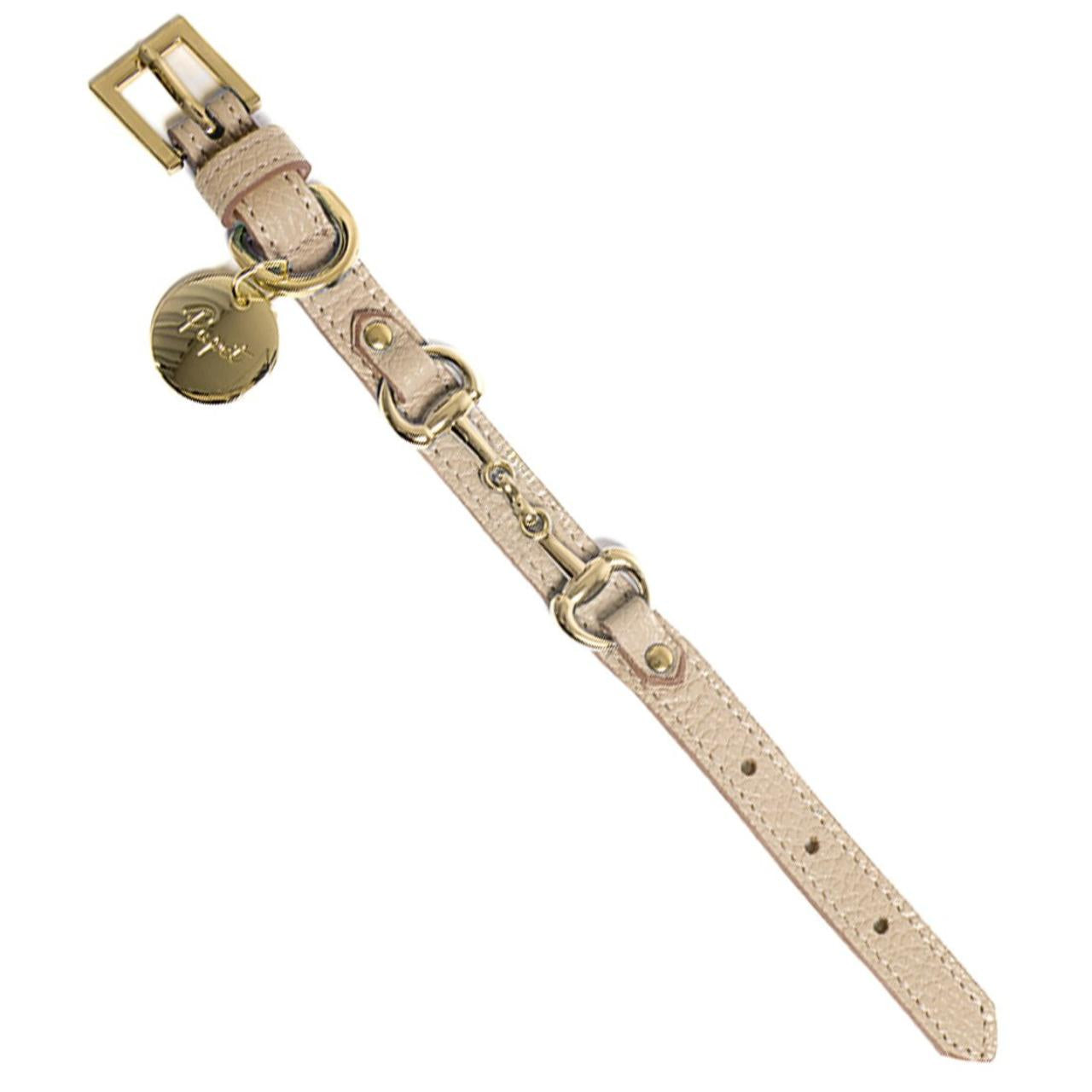 Pupet Couture - Lederhalsband mit Verschluss