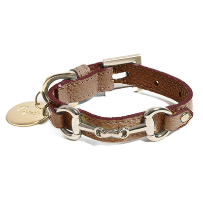 Pupet Couture - collare pelle con morsetto