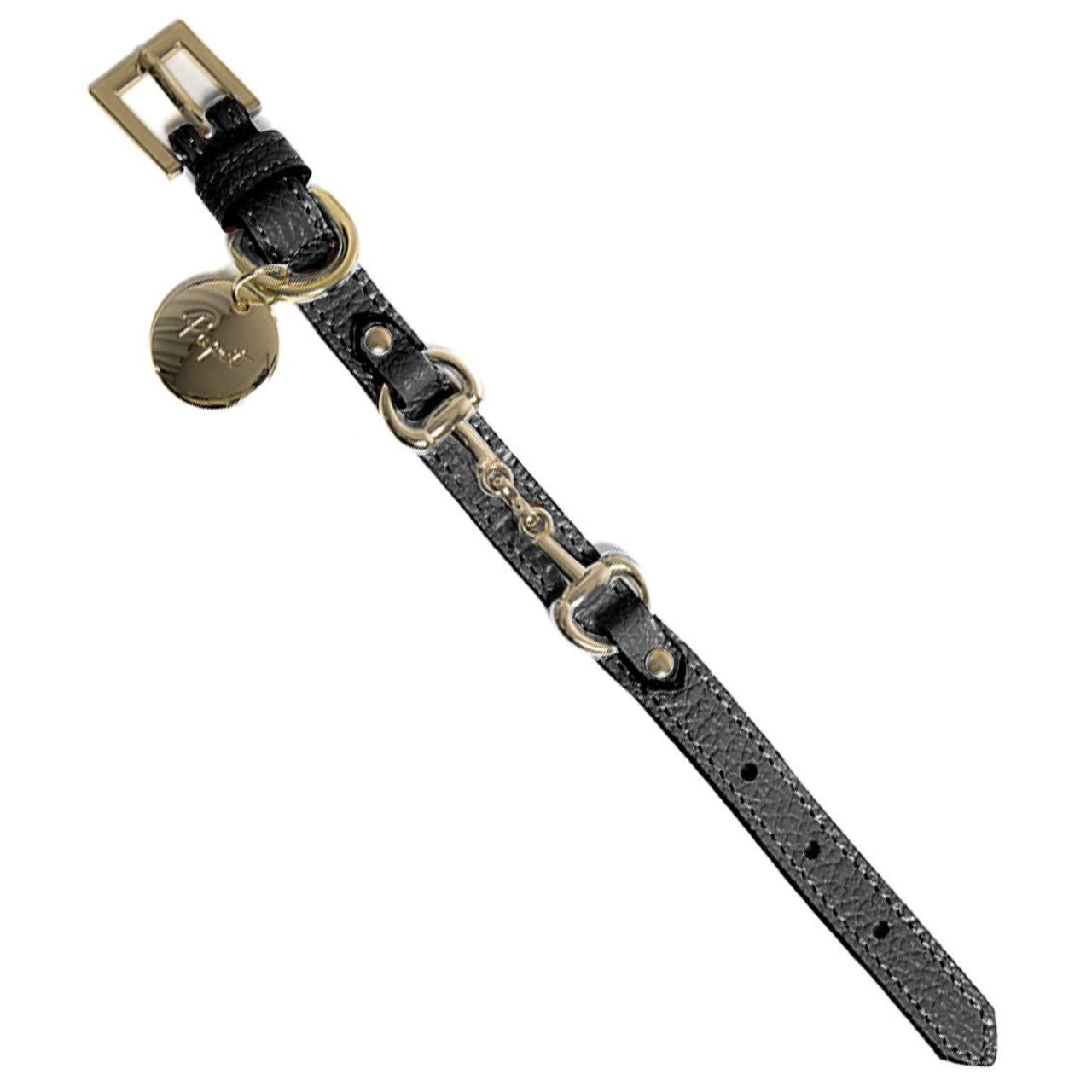 Pupet Couture - Lederhalsband mit Verschluss