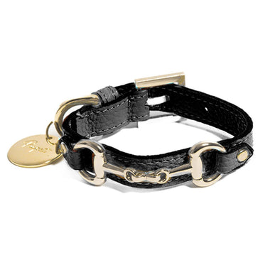 Compra nero Pupet Couture - collare pelle con morsetto
