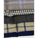 Copri Divano Quadro Beige e Blue - Tappetino