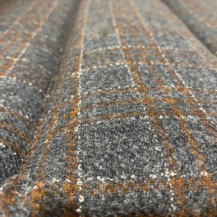 Copri Divano Quadro Grigio e Marrone - grigio scuro / M - Tappetino