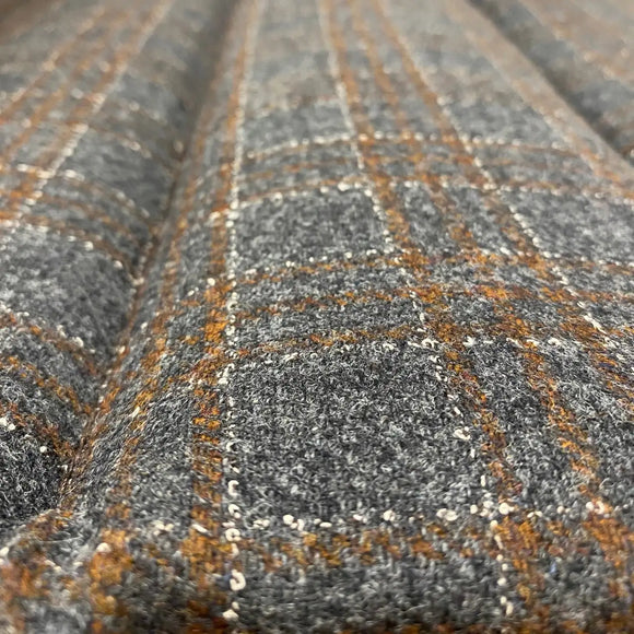 Copri Divano Quadro Grigio e Marrone - grigio scuro / M - Tappetino