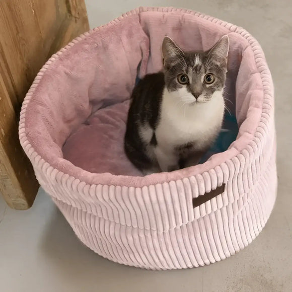 Designed By Lotte - Cestino a Coste Rosa - Cucce