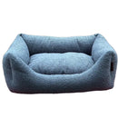 Divanetto TeddyNest - Cerulean Blue / M 60X50 - Cucce