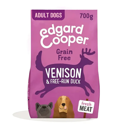 Edgard & Cooper Dog - Cervo e Anatra Freschi - 700 Gr - Human Grade