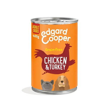 Edgard & Cooper Dog Pollo e Tacchino con mela - 400 Gr - Human Grade