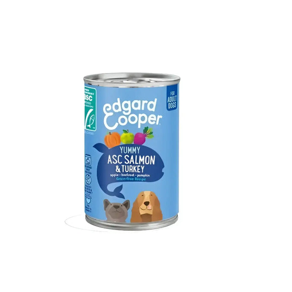 Edgard & Cooper Dog Salmone e Tacchino mela - 400 Gr - Human Grade