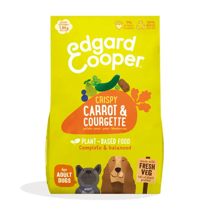 Edgard & Cooper Dog Vegan - Carote e zucchine croccanti - 2.5 Kg - Human Grade
