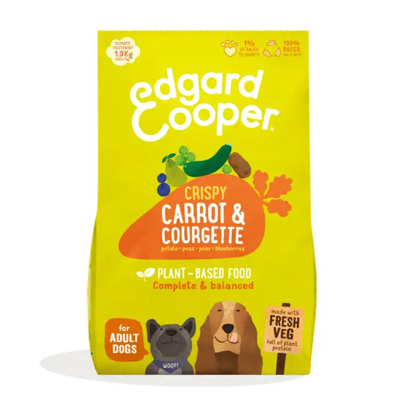 Edgard & Cooper Dog Vegan - Carote e zucchine croccanti - 2.5 Kg - Human Grade