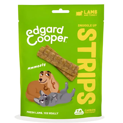 Edgard & Cooper - Strisce all’agnello e tacchino - 75 Gr - Human Grade