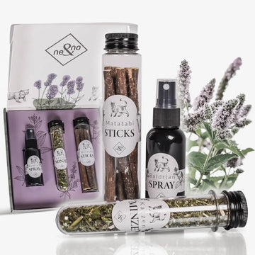 Ne&No® Set of 3 Herbs for Cats - Elegant Gift Box - 0