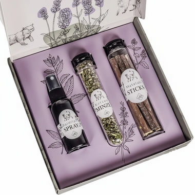 Ne&No®Set mit 3 Kräutern für Katzen - Elegante Geschenkverpackung