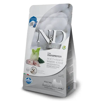 Farmina - N&D Dog White Spigola spirulina e finocchio - Super Premium