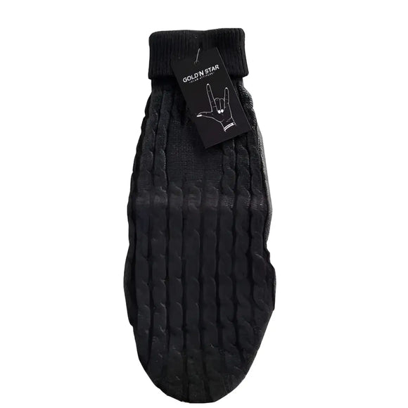 Gold’n Star Maglioncino Trecce Laminato - 25 / Nero - Maglioncini