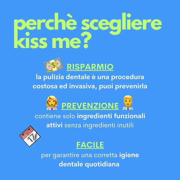 Jampy - Spray dentale Kiss Me 💋 - 100ml - 100 ml - Detergenti e Igiene