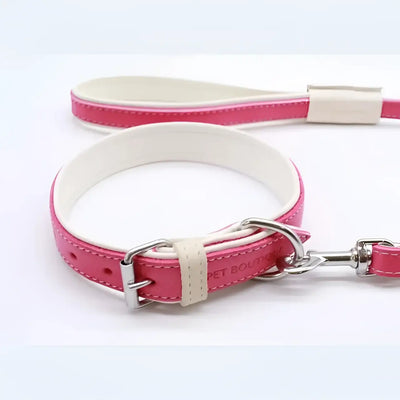 Jet Line set in Pelle Fragola & Neve - XXS - Guinzagli