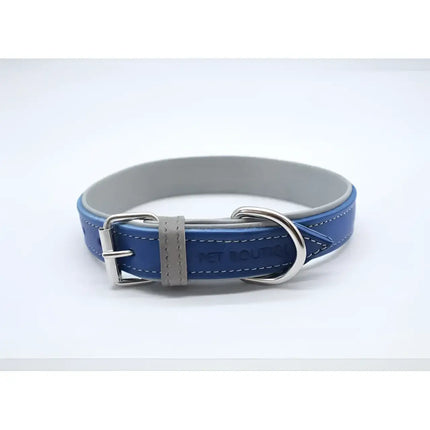 Jet Line set in Pelle Petrolio & Mercurio - Guinzagli