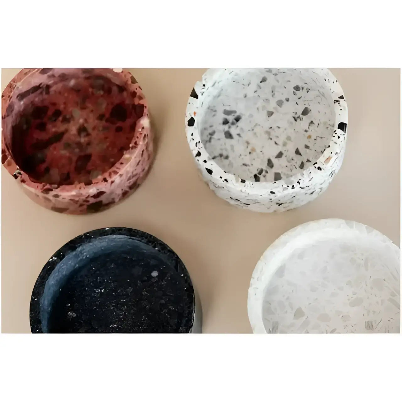 Ciotola Plastica Set Di 4 Ciotole Dosatrici Mud Pie Bistro - Ceramica Ciotola Plastica Set Di 4 Ciotole Dosatrici Mud Pie Bistro - Ceramica
