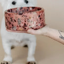 Kentucky - Ciotola per cani in pietra Terrazzo - S / Marrone - Ciotole