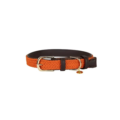 Kentucky - Collare per cani in nylon intrecciato Arancione - XS - Collari