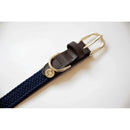 Kentucky - Collare per cani in nylon intrecciato Navy - Collari