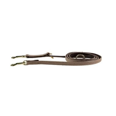 Kentucky - Guinzaglio regolabile per cani in nylon intrecciato Beige - Guinzagli