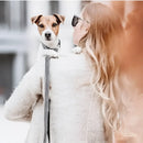 Kentucky - Guinzaglio regolabile per cani Pied-de-Poule - Nero - Guinzagli