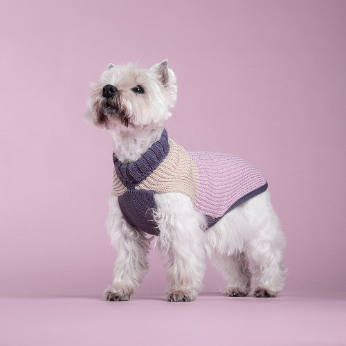 Pull pour chien rose tendre