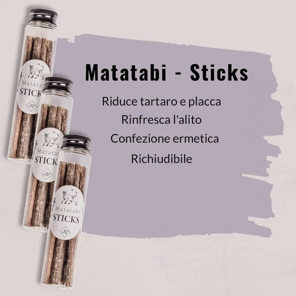 Ne&No® Matatabi-Stäbchen für Katzen - 3er-Set in Geschenkbox