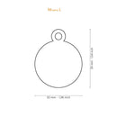 Medaglietta Basic Cerchio - Medagliette