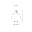 Medaglietta Basic Cerchio - Medagliette
