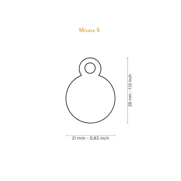 Medaglietta Basic Cerchio - Medagliette