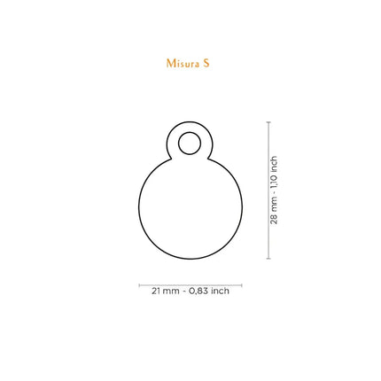 Medaglietta Basic Cerchio - Medagliette