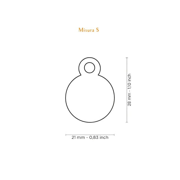 Medaglietta Basic Cerchio - Medagliette