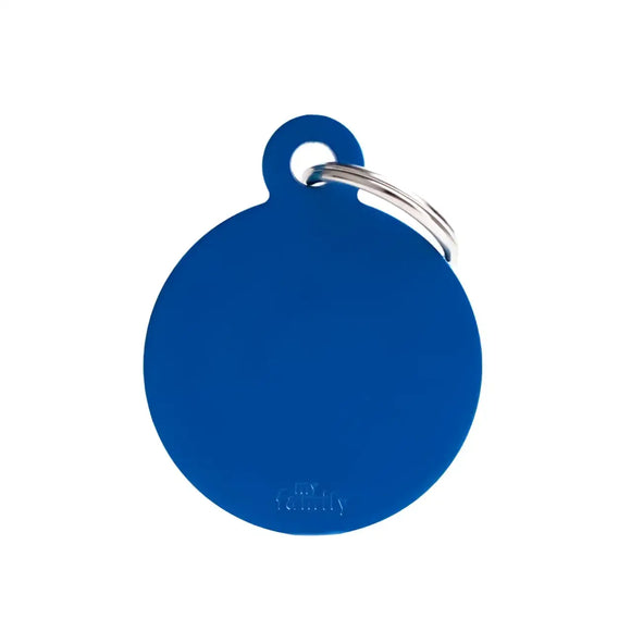 Medaglietta Basic Cerchio - Blu / L - Medagliette